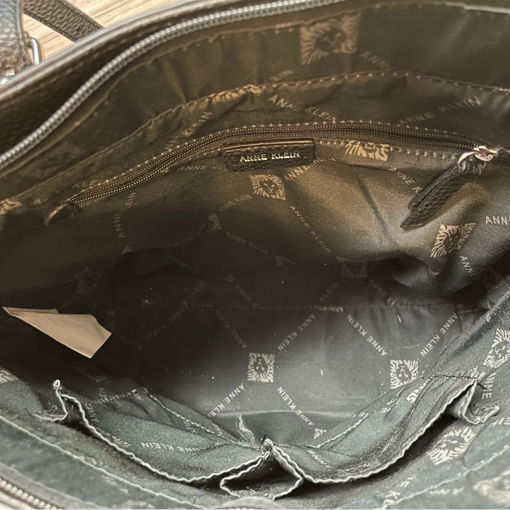 Anne Klein Python Tote Shoulder Bag - image 8